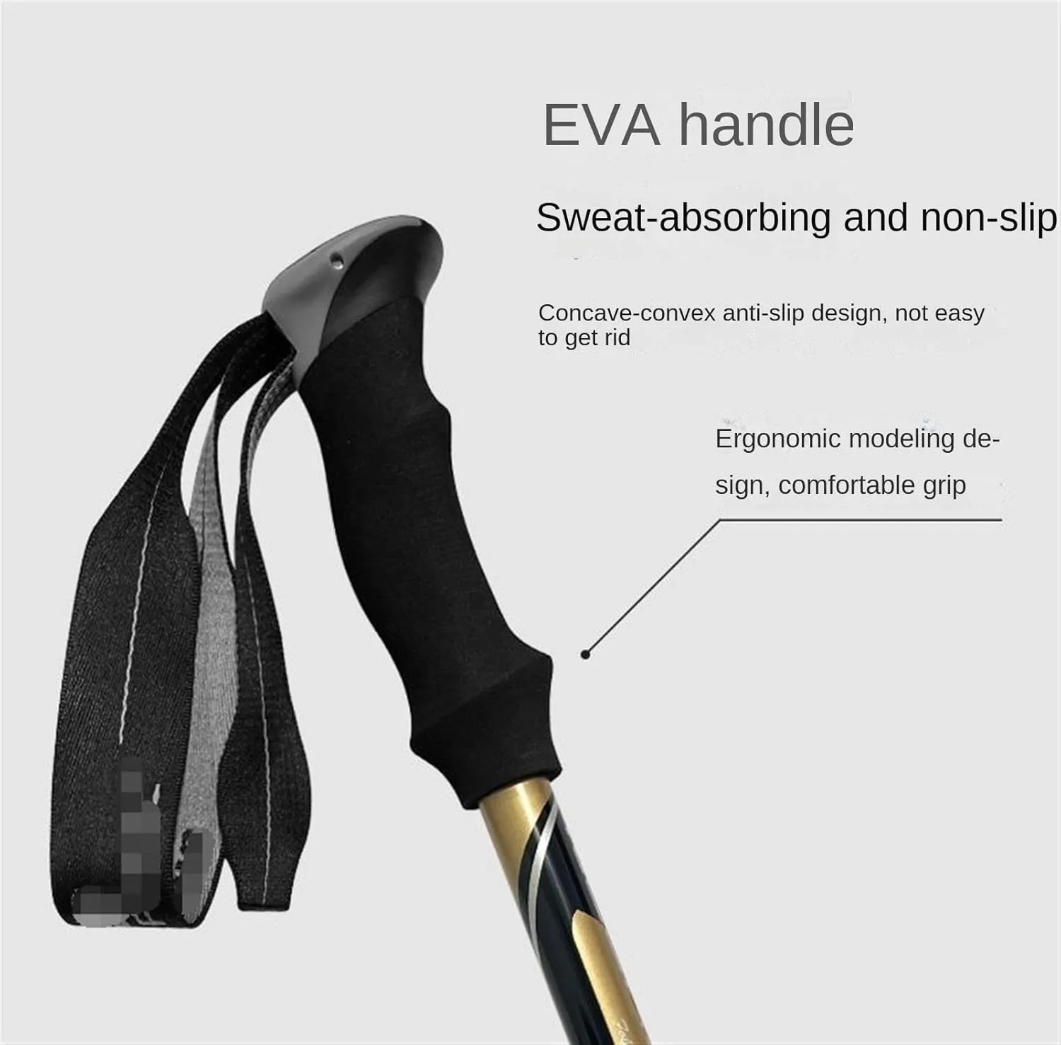 Walking Stick Hiking Poles Trekking Poles Ultra-Light Folding Outdoor Multi-Functional Carbon Fiber Hiking Sticks Hiking Gear Trekking Poles