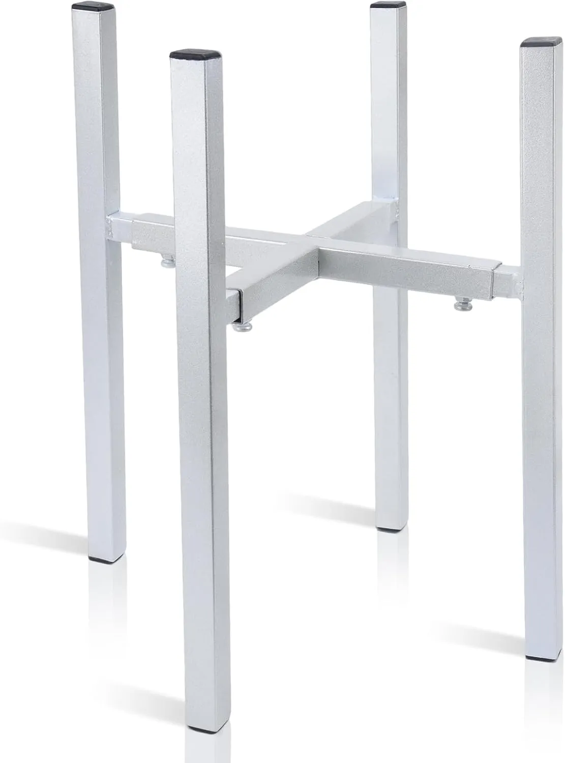 Water Filter Dispenser Counter Stand Beverage Drink Dispensers Stand Fits Countertop Gravity Water Dispensers (Adjustable Width 9.84'' Up to14.17'',Silver)
