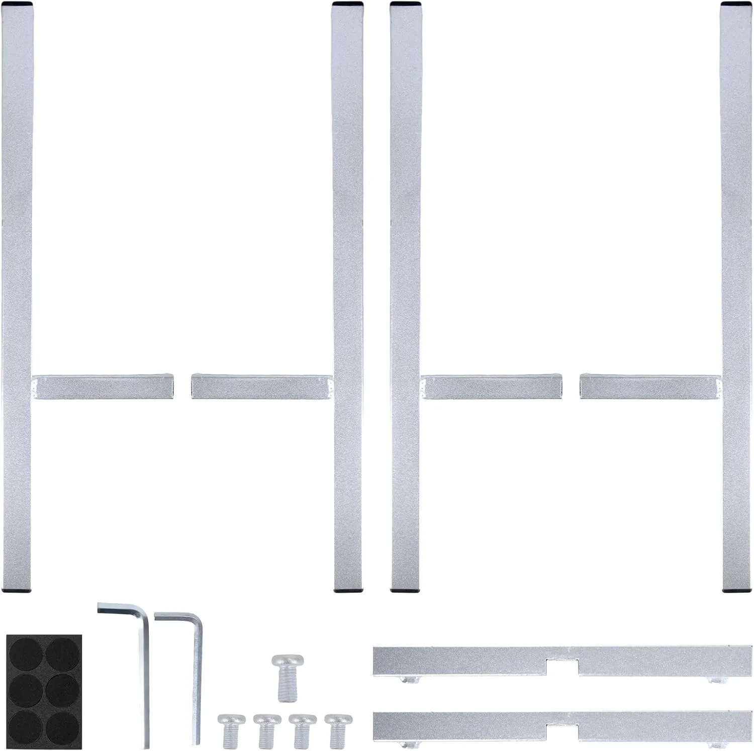 Water Filter Dispenser Counter Stand Beverage Drink Dispensers Stand Fits Countertop Gravity Water Dispensers (Adjustable Width 9.84'' Up to14.17'',Silver)