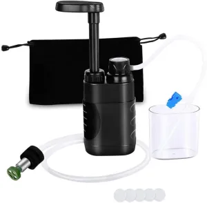 Water Filter Straw Mini Emergency Purification System Portable Outdoor Survival Gear, Water Straw Filter Survival