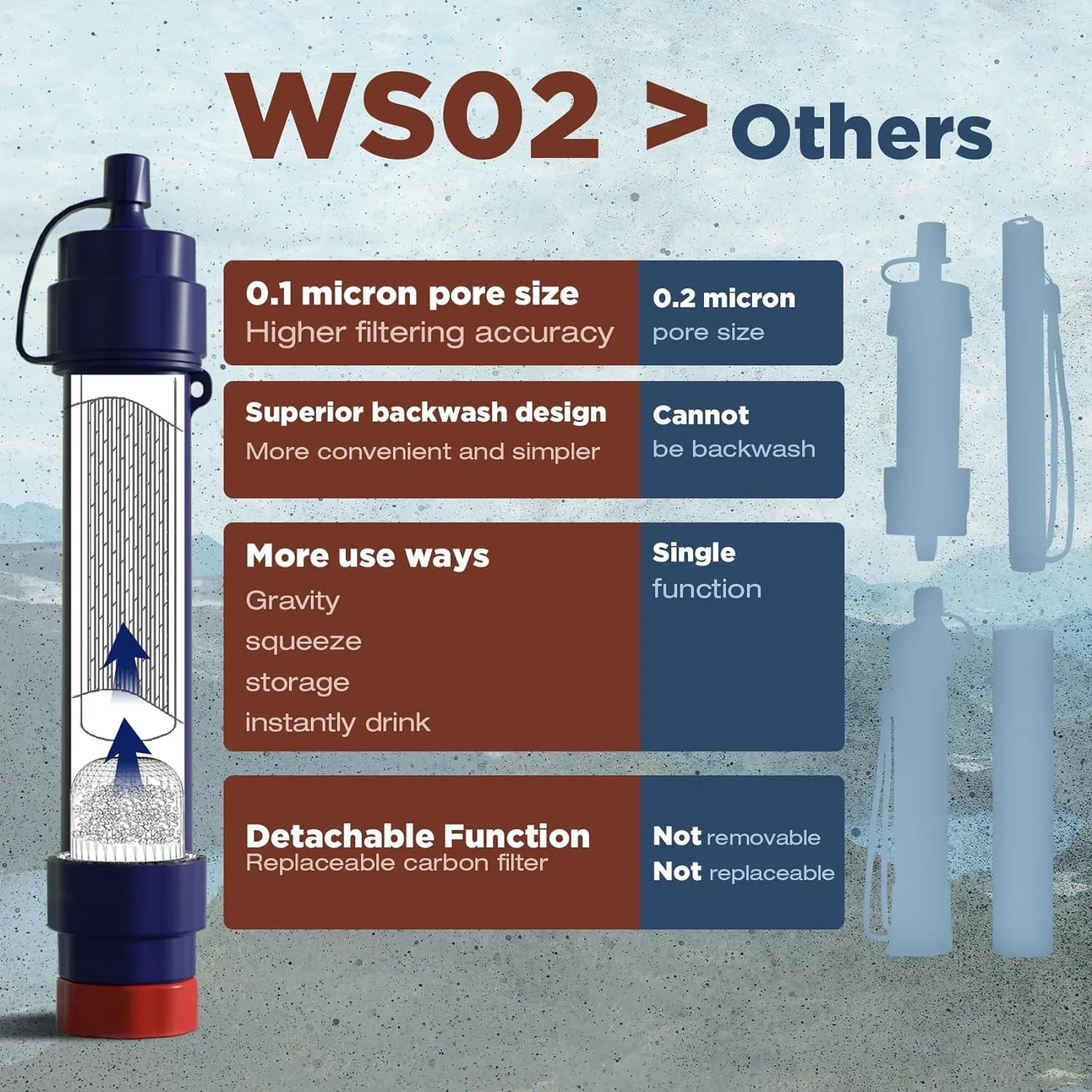 Water Filter Straw