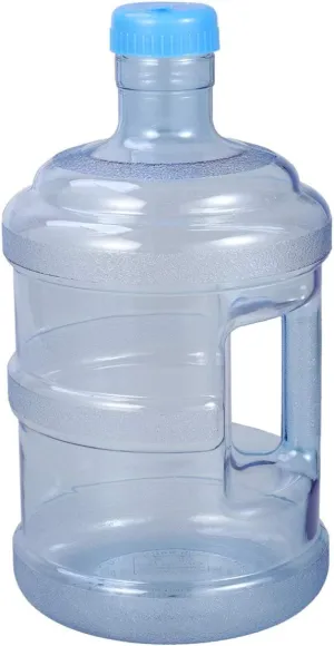 Water Jug 5 Gallon 5 Liters of Water Bottle 5L Water Bottle Portable PC Water Storage Bucket with Handle Large Capacity Mineral Jug Container Water Barrel for Home Outdoor Large Water Bottle