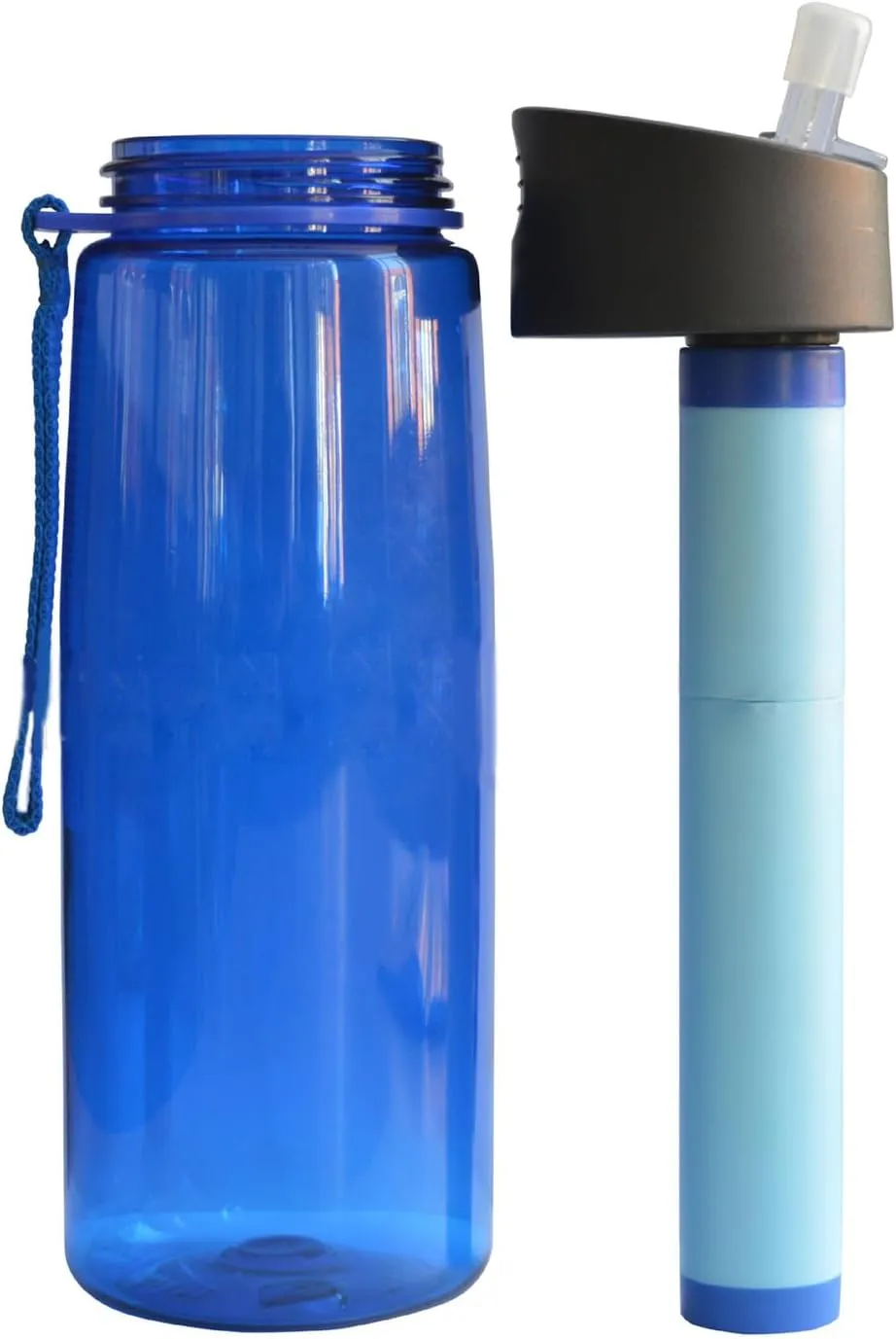 Water Purifier Bottle Water Kettles With Filter Outdoor Camping Sports Survival Water Filter Filtration Bottle