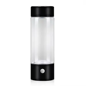 Water Purifiers, Hydrogen Alkaline Water Bottle, Portable Hydrogen Rich Water Generator Ionizer Rechargeable with SPE and PEM Technology Hydrogen Content Up to 800-1300 PPB for Home Travel Hiking Sw