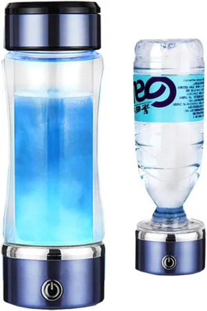 Water Purifiers, Hydrogen Generator Hydrogen Water Filter Bottle Hydrogen Rechargeable Portable USB Health Water Maker Water Ionizer 420 ML