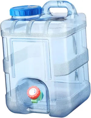 Water Storage Cube Portable Water Tank 10l Outdoor Bucket Faucet for Camping Hiking and Picnics