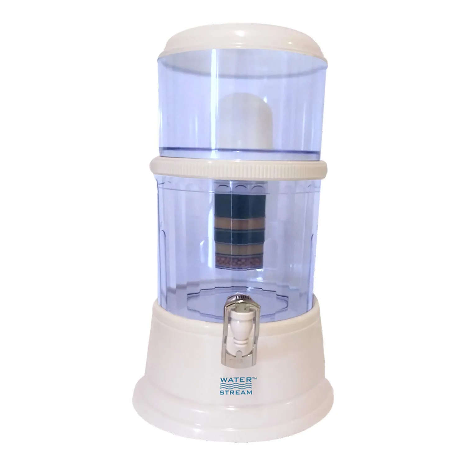 Water Stream by Little Luxury, Crystal Clear Countertop Gravity Filter System