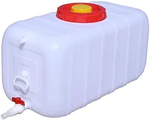 Water Tank Plastic Large Capacity Water Container Outdoor Portable Bpa Free Water Storage Bucket with Faucet for Outdoor Camping