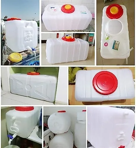 Water Tank Plastic Large Capacity Water Container Outdoor Portable Bpa Free Water Storage Bucket with Faucet for Outdoor Camping