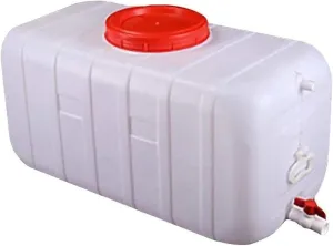 Water Tank Water Container with Faucet, Food Grade Plastic, 25L/50L/100L/150L/200L, Outdoor Camping, Household Emergency Water Storage Container