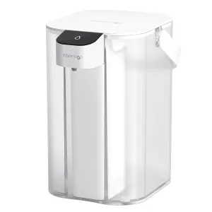 Waterdrop Alkaline Electric Water Filter Pitcher, Rechargeable Water Dispenser, Instant 200-Gallon 15-Cup Countertop Purifier, NSF/ANSI 42, Reduce PFOA/PFOS, Chlorine, Lead, White, with 1 Filter