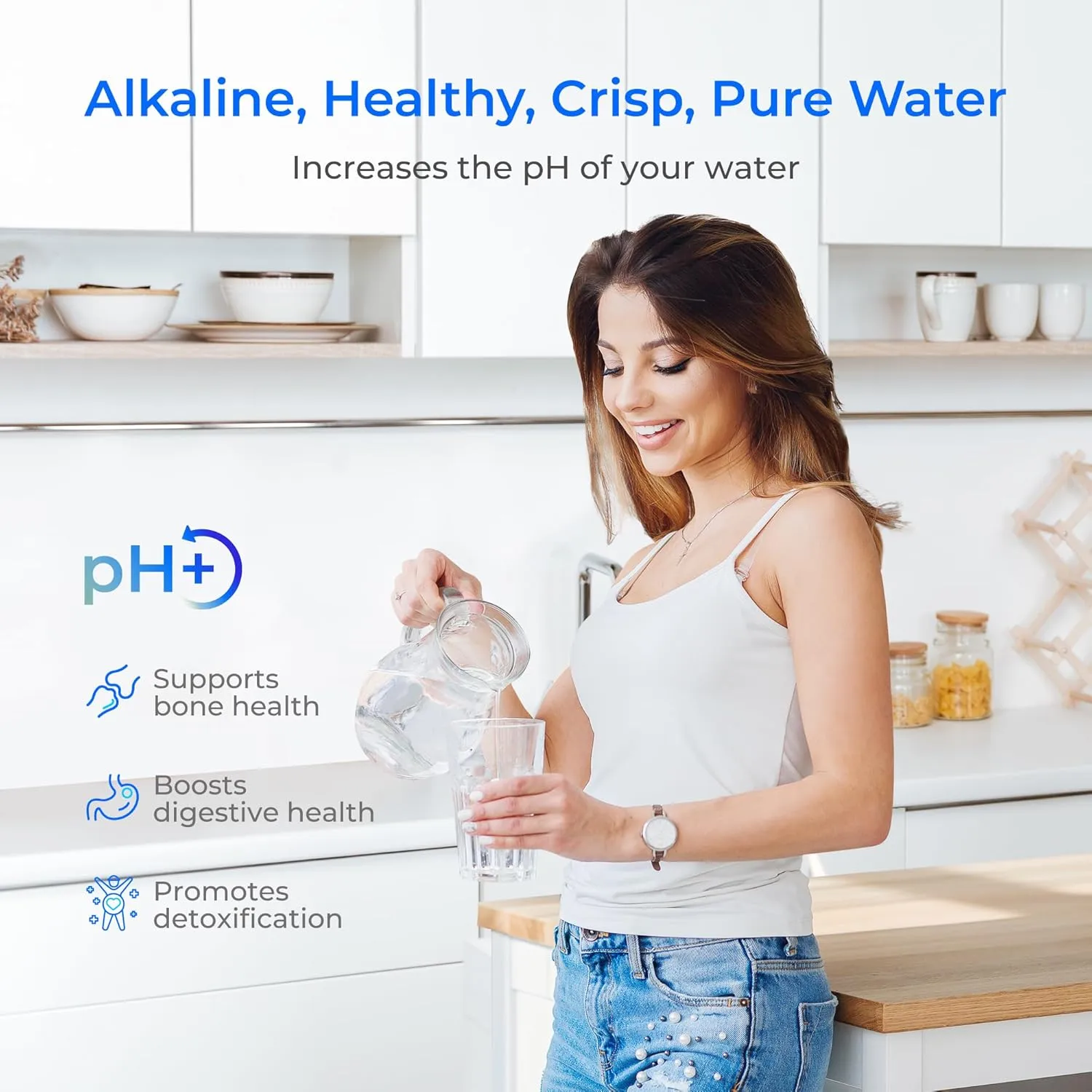 Waterdrop Alkaline Water Filter, Replacement for Berkey® BB9-2® Black Filters and Berkey® Gravity Water Filter System, Up to PH 9.2 (Pack of 2)