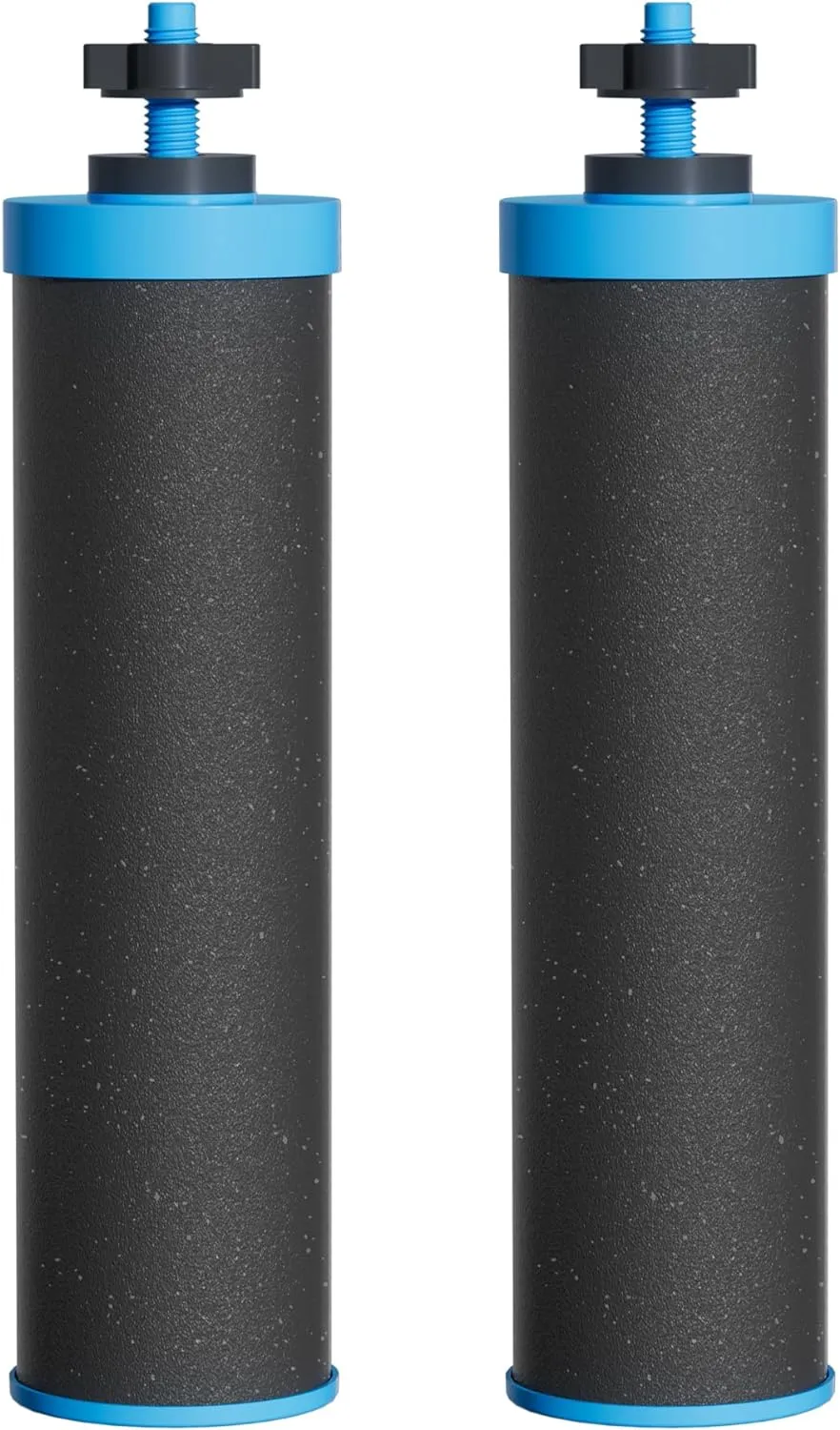 Waterdrop Alkaline Water Filter, Replacement for Berkey® BB9-2® Black Filters and Berkey® Gravity Water Filter System, Up to PH 9.2 (Pack of 2)