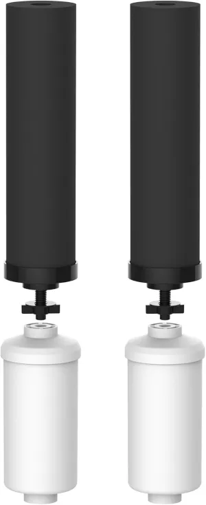 Waterdrop NSF/ANSI 42&372 Standard Gravity Water Filter, Replacement for Berkey® BB9-2® Black Filters & PF-2® Fluoride Filters, Berkey® Gravity Water Filter System and Waterdrop King Tank Series