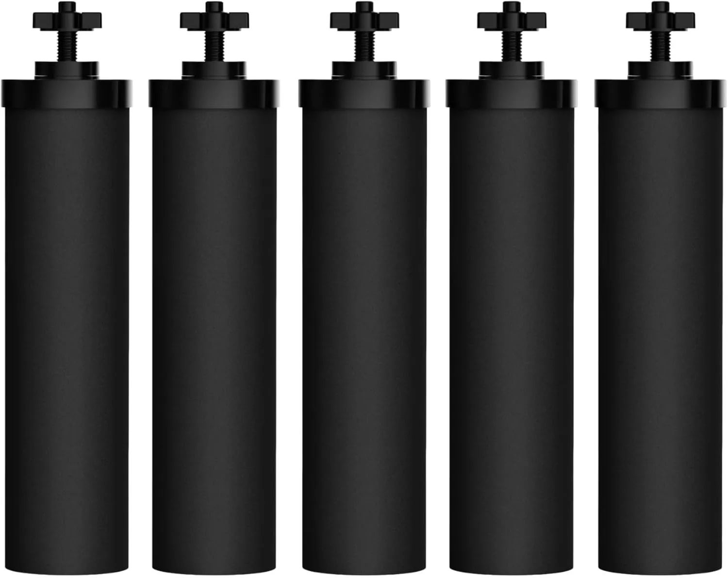 Waterdrop Upgrade NSF/ANSI 372 Certified Water Filter, Silver Ions Added, Replacement for Berkey® BB9-2® Black Filters (Pack of 2) & Water Filter (Pack of 3)