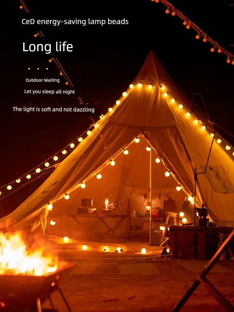 Waterproof LED Camping Lantern – Colorful Ambience