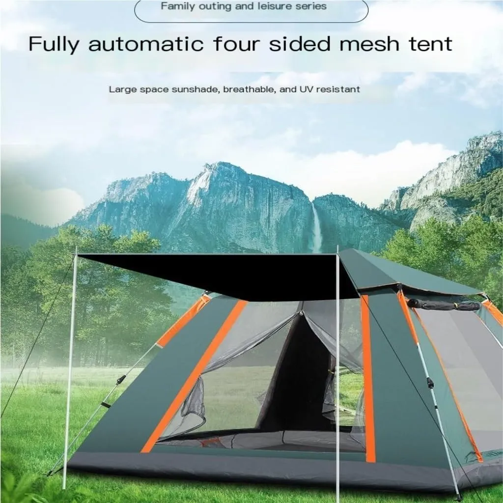 Weatherproof Tents Tent Outdoor Camping Folding Fully Automatic Tent Sun Protection Quick Opening Ventilated Tent Portable Tent Camping and Hiking Tents