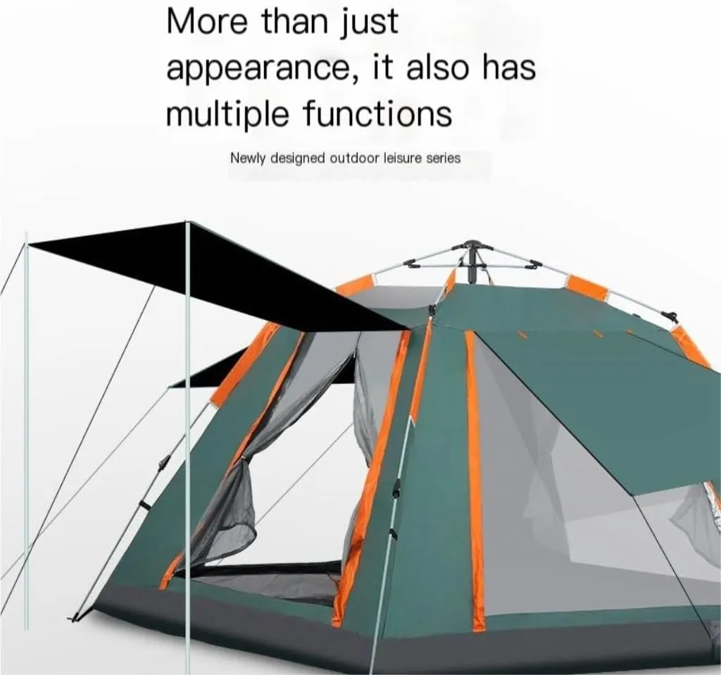 Weatherproof Tents Tent Outdoor Camping Folding Fully Automatic Tent Sun Protection Quick Opening Ventilated Tent Portable Tent Camping and Hiking Tents