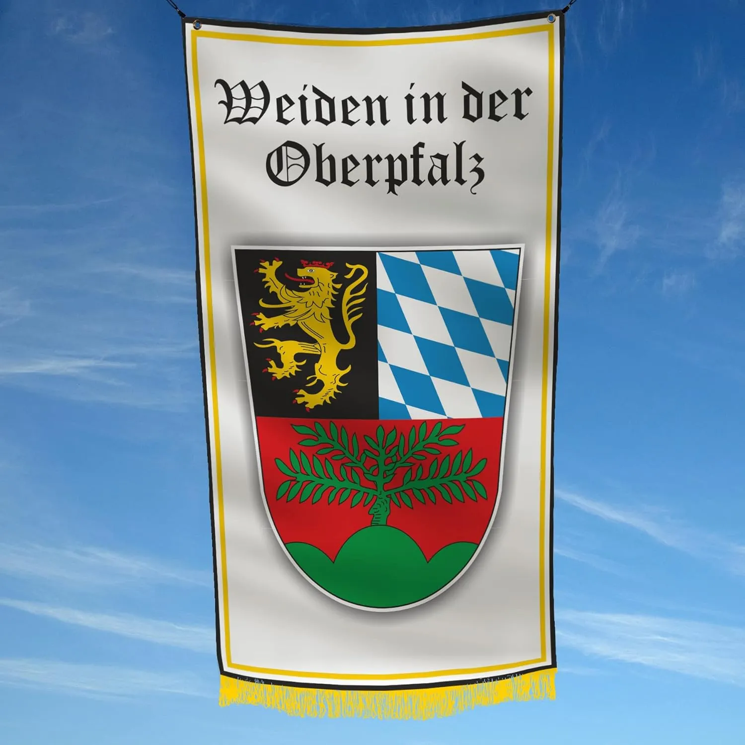 Weiden Germany 3x5 feet Flag Banner Vivid Color Double Stitched Brass Grommets (Weiden)