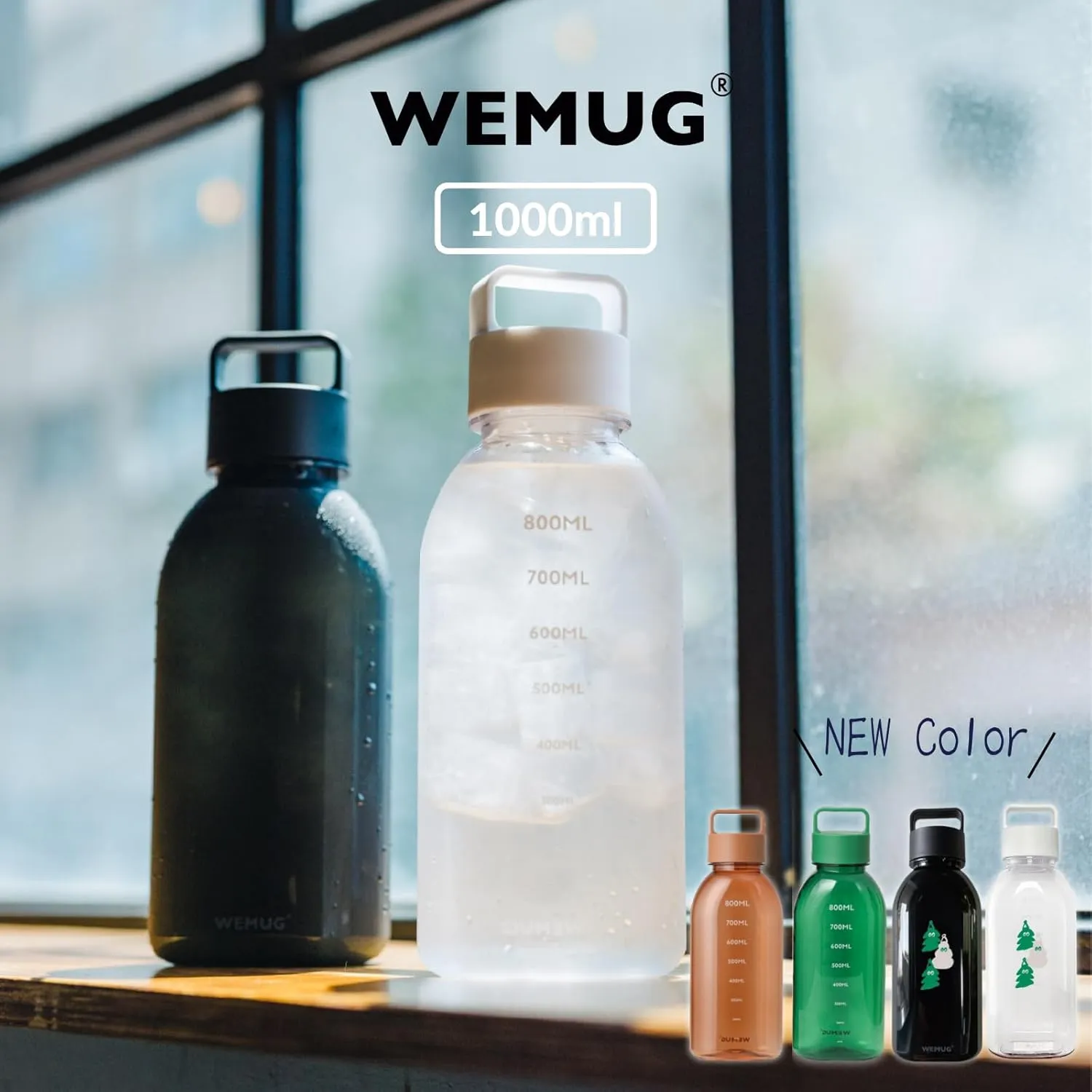 WEMUG Giant water bottle (Black)