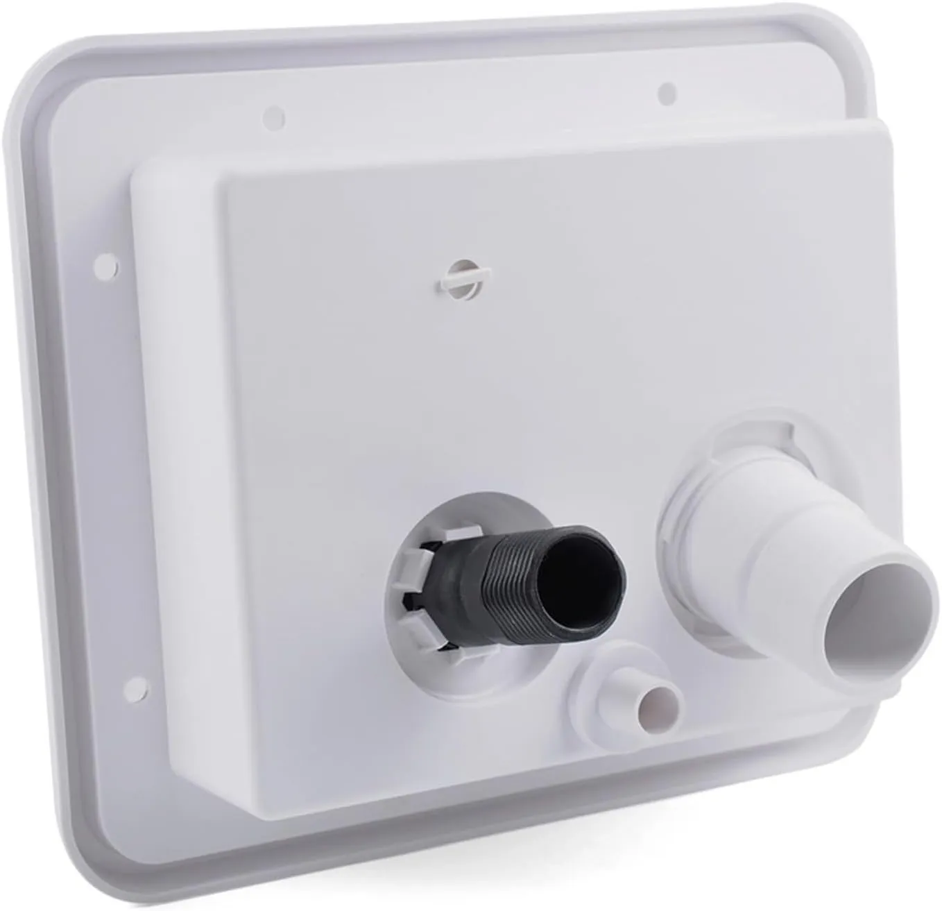 White Gravity Water Hatch Fill Dish Lock Keys, Fit for RV Trailer Gravity Water Inlet with Lock Water Inlet car with Water Cover