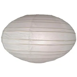 White Saturn Paper Lantern - 16 in.
