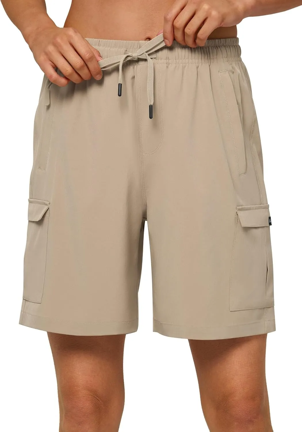 Willit Women's 7''/9" Hiking Cargo Athletic Shorts with Zipper Pockets Quick Dry for Camping, Golf, Travel Water Resistant