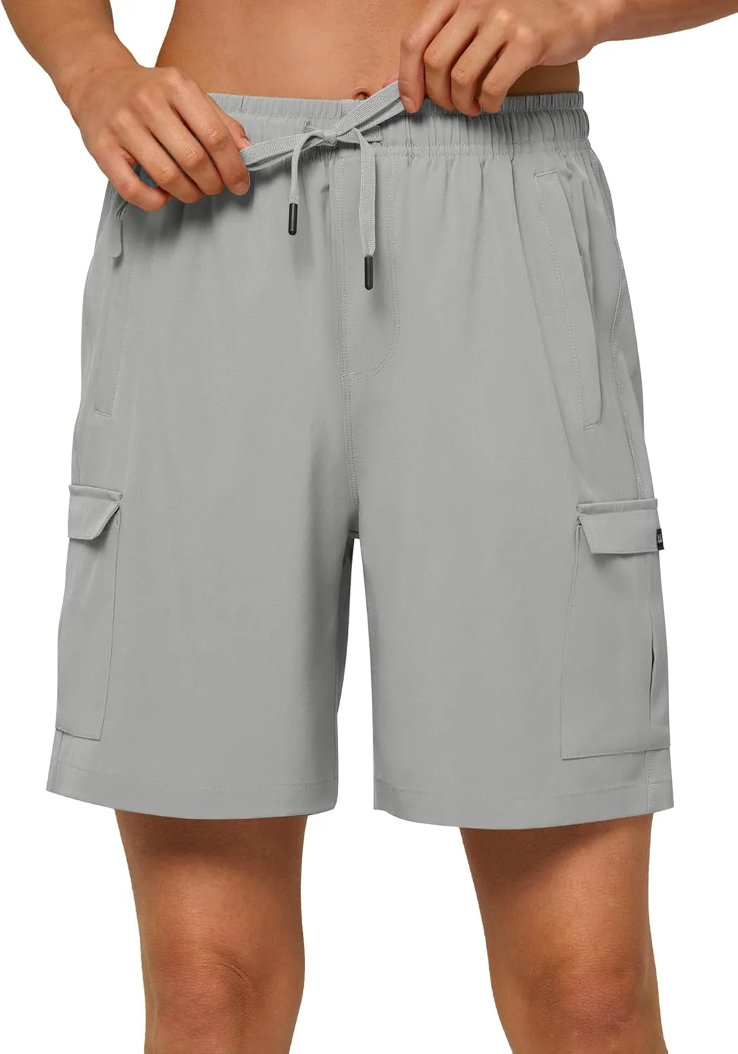 Willit Women's 7''/9" Hiking Cargo Athletic Shorts with Zipper Pockets Quick Dry for Camping, Golf, Travel Water Resistant
