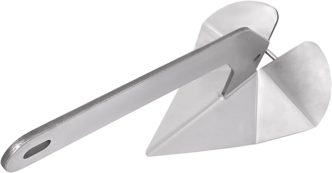 Wing Style Boat Anchor, Stainless Steel Small Yacht Boat Anchor, Multiple Sizes