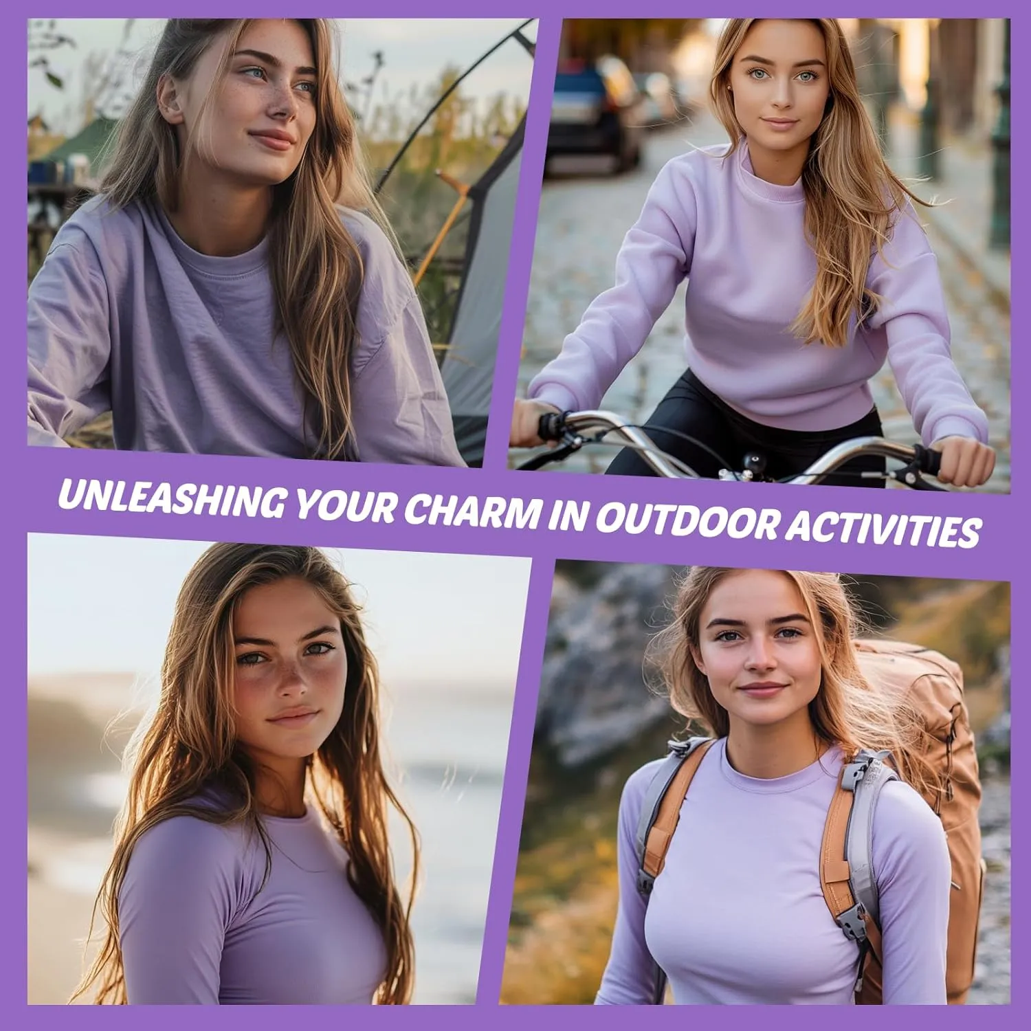 women‘s 2 Pack UPF50  Sun Shirt Long Sleeve Hoodies UV Protection Clothing Hiking Athletic Outdoor Lightweight Shirt