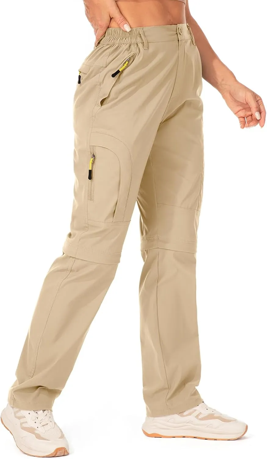 Women's Hiking Pants Convertible Quick Dry Stretch Lightweight Zip-Off Outdoor Fishing Travel Safari Pants