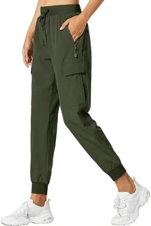 Women's Lightweight Hiking Cargo Pants Sun Protection Quick Dry UV UPF 50  Joggers Water Resistant