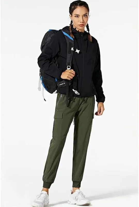 Women's Lightweight Hiking Cargo Pants Sun Protection Quick Dry UV UPF 50  Joggers Water Resistant