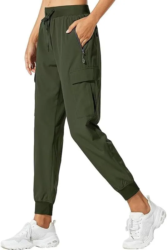 Women's Lightweight Hiking Cargo Pants Sun Protection Quick Dry UV UPF 50  Joggers Water Resistant