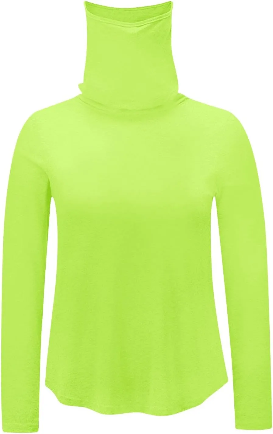 Women's UPF 50  Sun Protection Shirt with Face Mask Breathable Long Sleeve Sunshirt Summer Outdoor Rash Guard Tops
