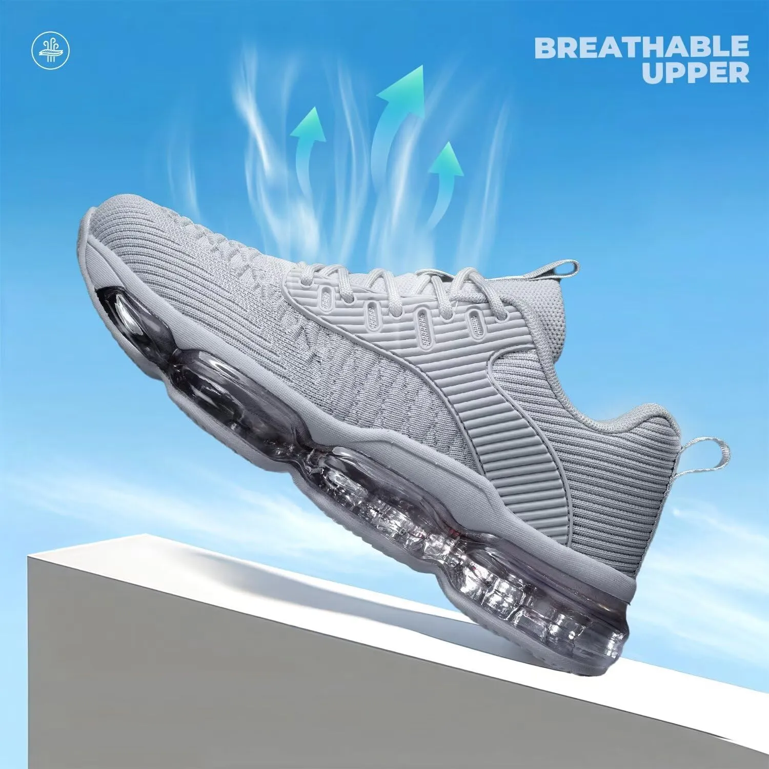 Womens Walking Running Shoes Air Cushion Basketball Sneakers Fashion Tennis Breathable Sport Gym Fitness Cross Trainers Shoes