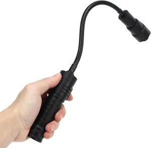 Work Light, 1000LM LED Work Light Magnetic Flexible LED Flashlight Type C Zoomable Torch Light with COB Side Light for Outdoor Camping Running Cycling Fishing