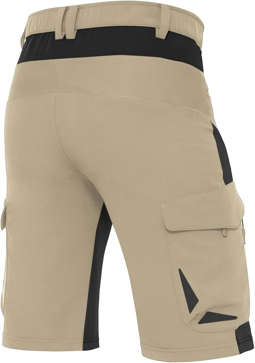 XKTTAC Men's Outdoor Quick Dry Lightweight Stretchy Shorts for Hiking, Tactical, Camping, Travel with 6 Pockets