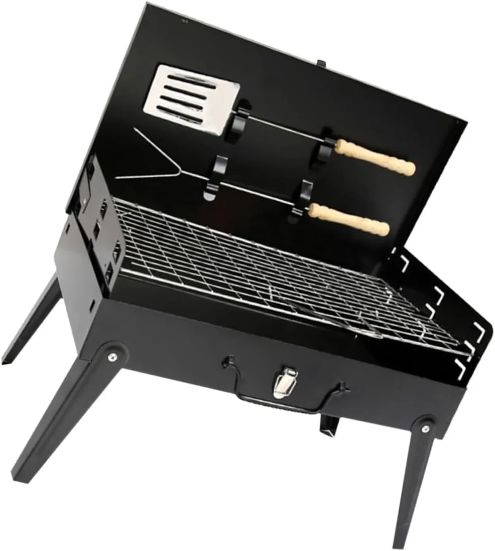 Yardwe Collapsible Outdoor Bbq Grill Portable Barbecue Stove Accessories Bbq Grill Outdoor