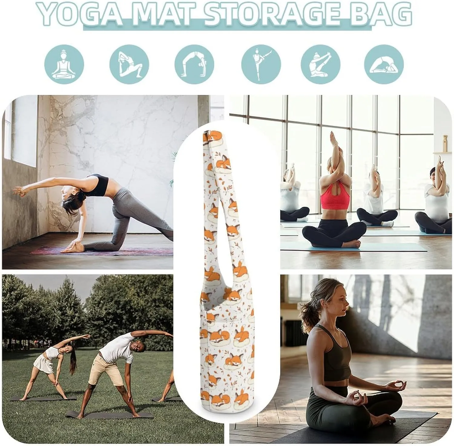 Yoga Mat Bags for Women Extra Large Yoga Bag Carrier Tote Holder Yoga Accessories