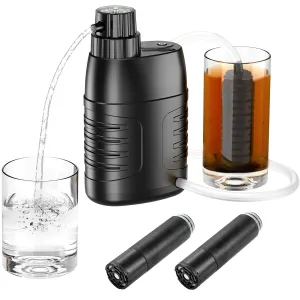 YOTAN Portable Water Filter - 0.01 Micron Purifier with Emergency Compass