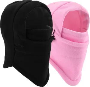 YQXCC Kids Winter Hats Balaclava Ski Mask Windproof Warm Adjustable with Fleece Lining Hat for Boys Girls