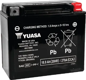 Yuasa Battery YUAM420BS YSA Maintenance Free Battery