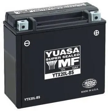 Yuasa YUAM32RBS YTX20-BS Battery, multi-colored