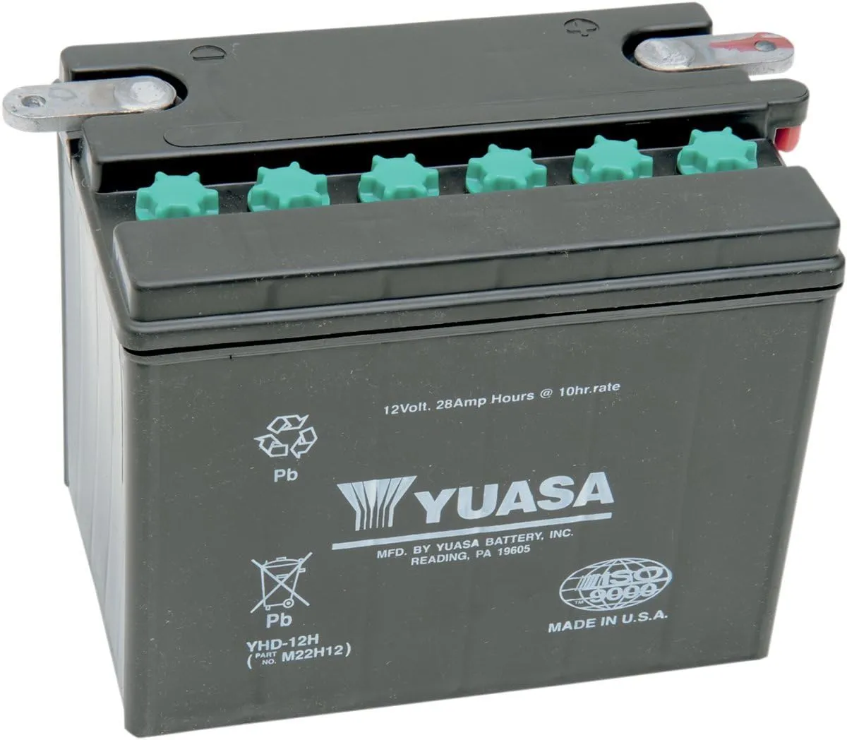Yuasa YUAM420BS YTX20L Factory Activated AGM Battery