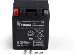 Yuasa YUAM72H4A YTX14AH Factory Activated H Series AGM Battery