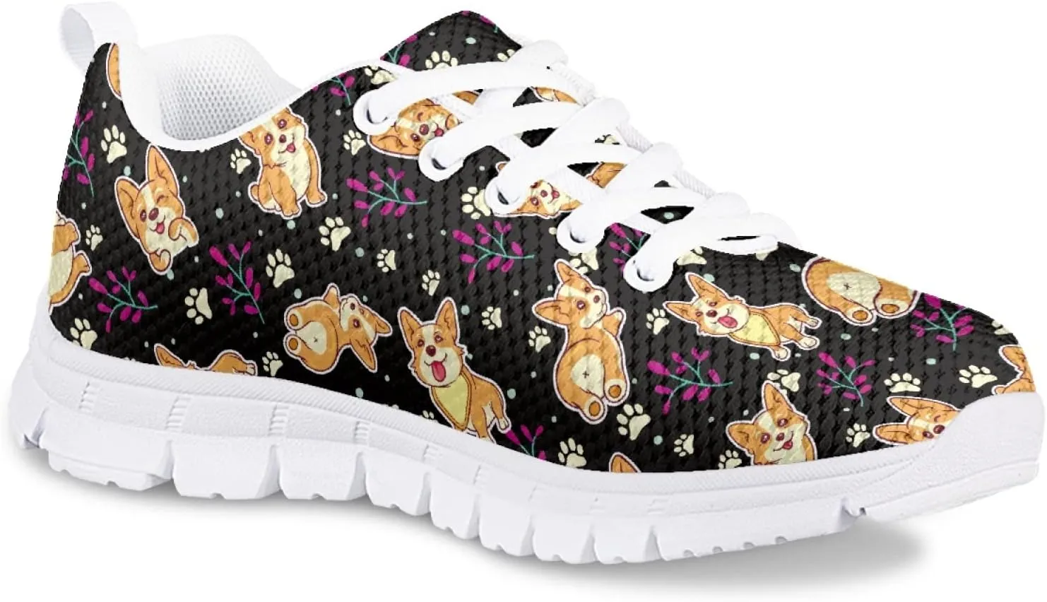 Yzaoxia Girls Tennis Shoes Size 11-5 Lightweight Running Sneakers Breathable Walking Shoes
