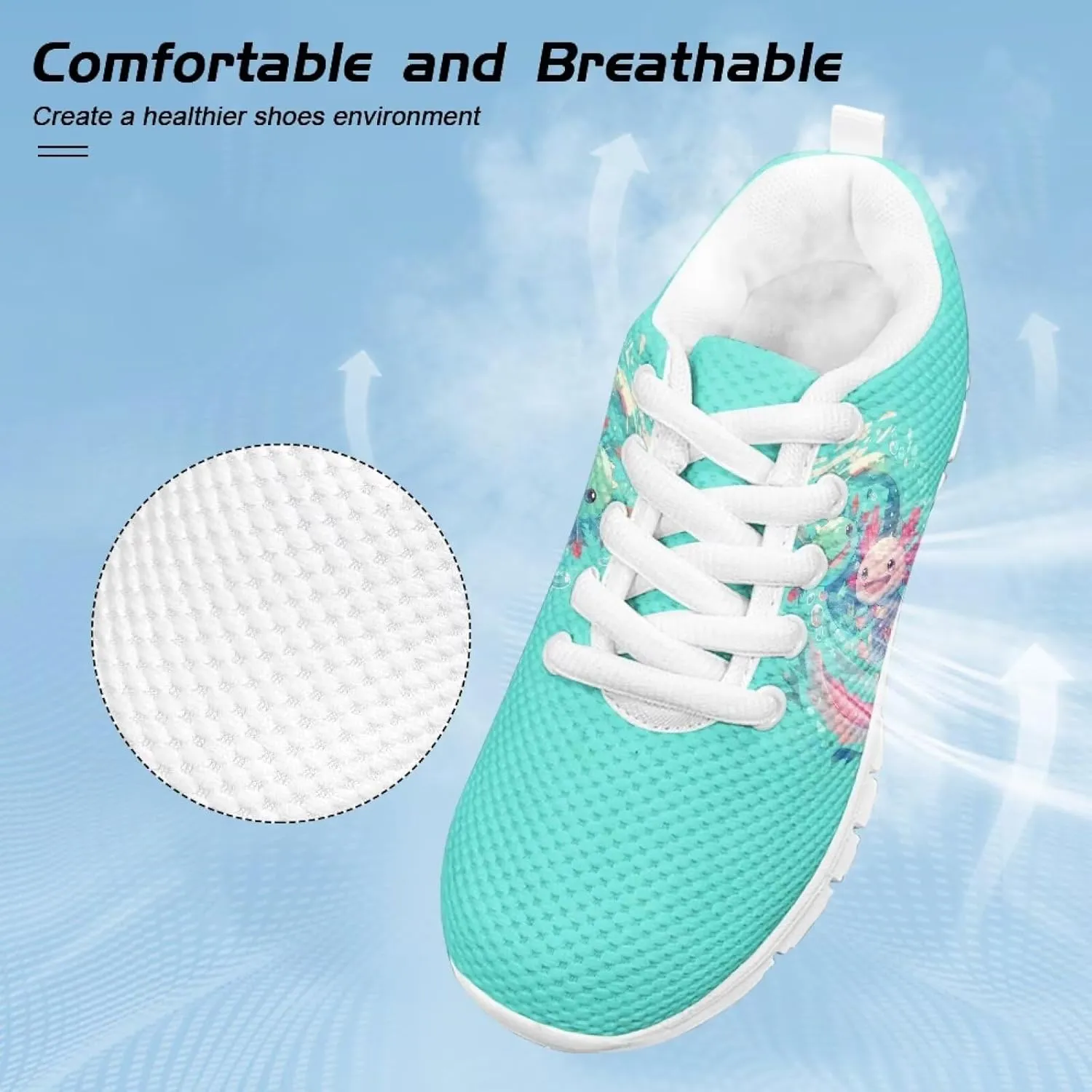 Yzaoxia Kids Tennis Shoes Lightweight Comfortable Kids Shoes Girls Boys Breathable Casual Shoes