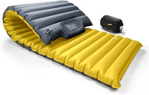 ZOOOBELIVES Extra Thickness | Wide Plus Sleeping Pad with Built-in Pump, Inflatable Camping Mattress of Ultimate Comfort for Car Camping, Tent, and Backpacking, Lightweight & Compact – Airlive2000P