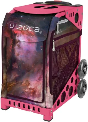 ZUCA Sport Galaxy Rolling Bag with Pink Frame